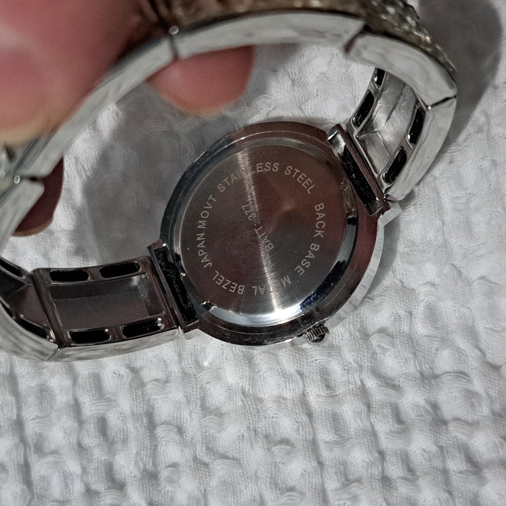 Silver Rhinestone Watch - Picture 3 of 4